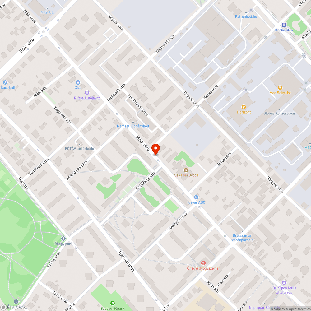 Lekopott buszmegálló felfestés bejelentés helye