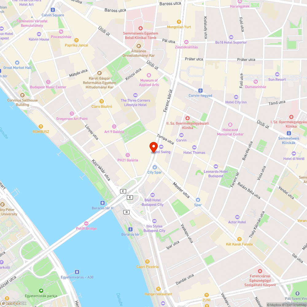 Ferenc krt. Mester u. villamospálya vagyanyzonaban bokáig ér a viz bejelentés helye