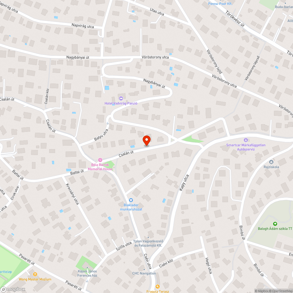 Utcatakarítás bejelentés helye