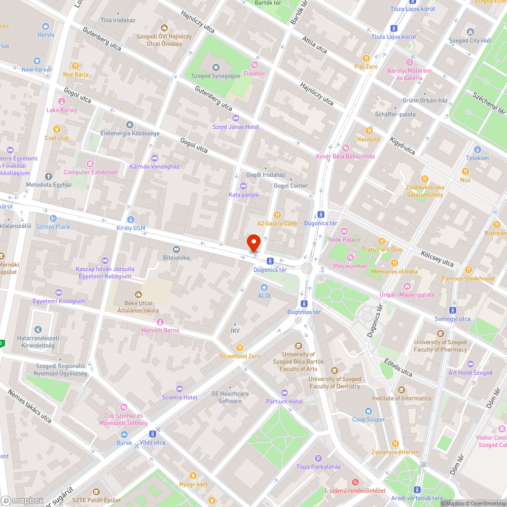 Elkopott buszmegálló-felfestés bejelentés helye