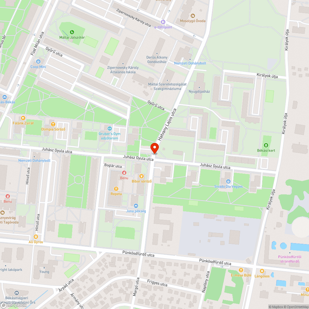 Hatalmas pocsolya bejelentés helye