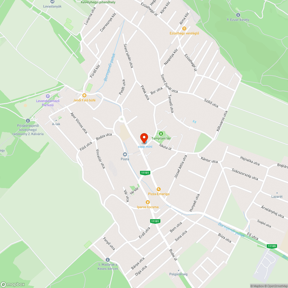 Vízelvezető rács mellett kitört aszfalt+kátyúk bejelentés helye