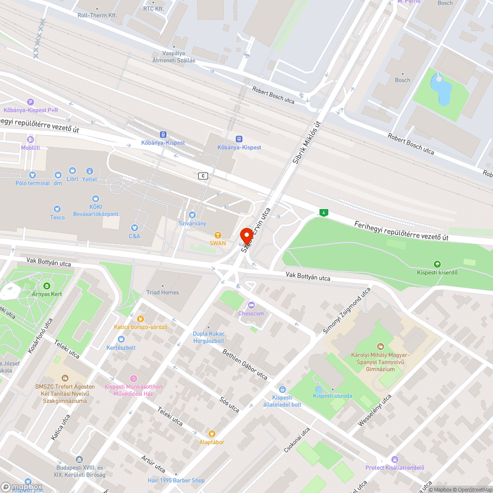 Leamortizált megállóhelyi infrastrukúra bejelentés helye