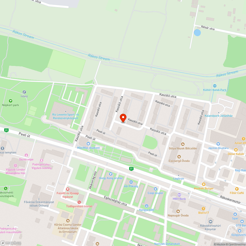 Rendszeres járdán parkolás bejelentés helye