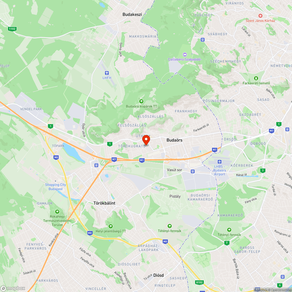 Hiányzó járda az irodaházak és a buszmegálló között bejelentés helye