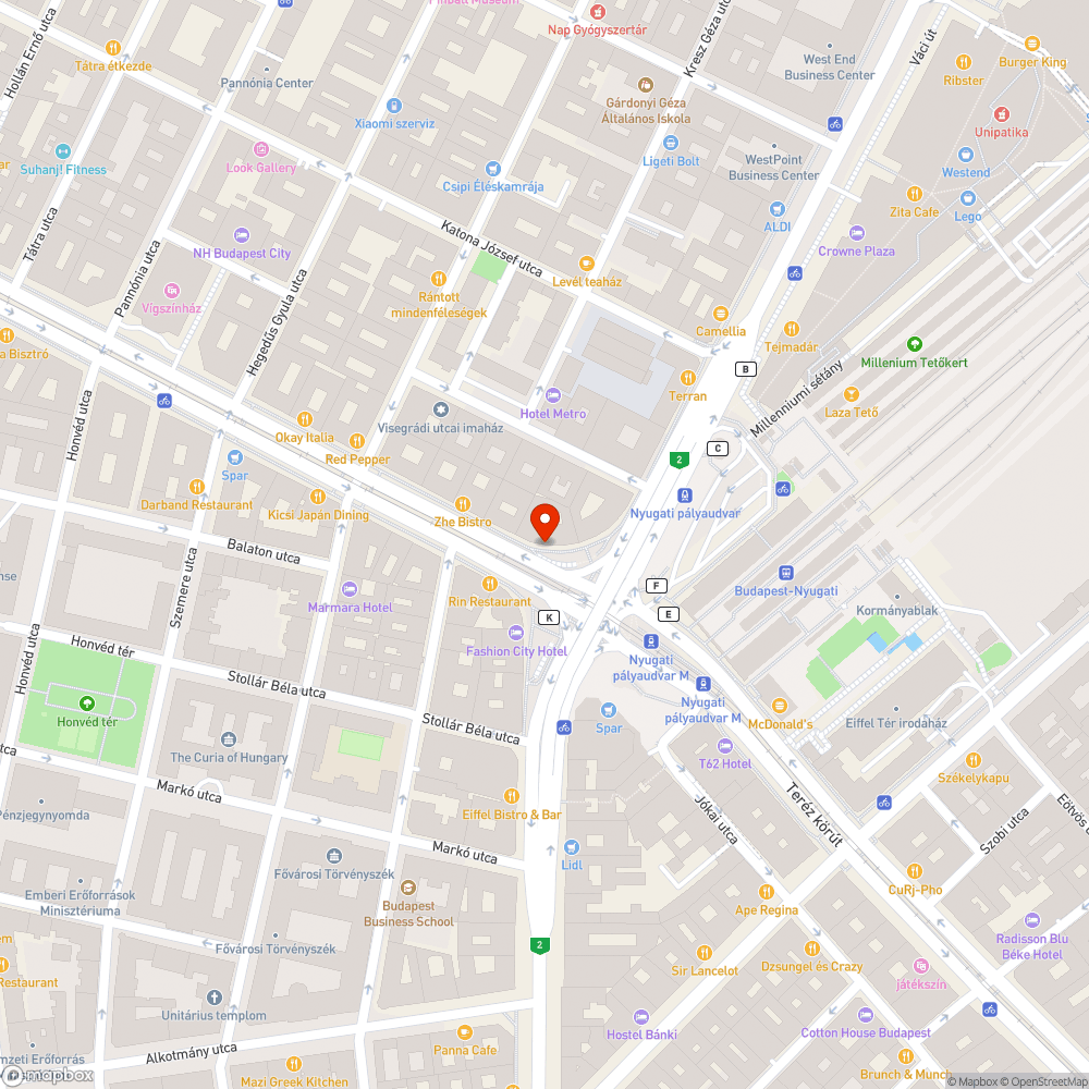 Álló köztéri óra bejelentés helye