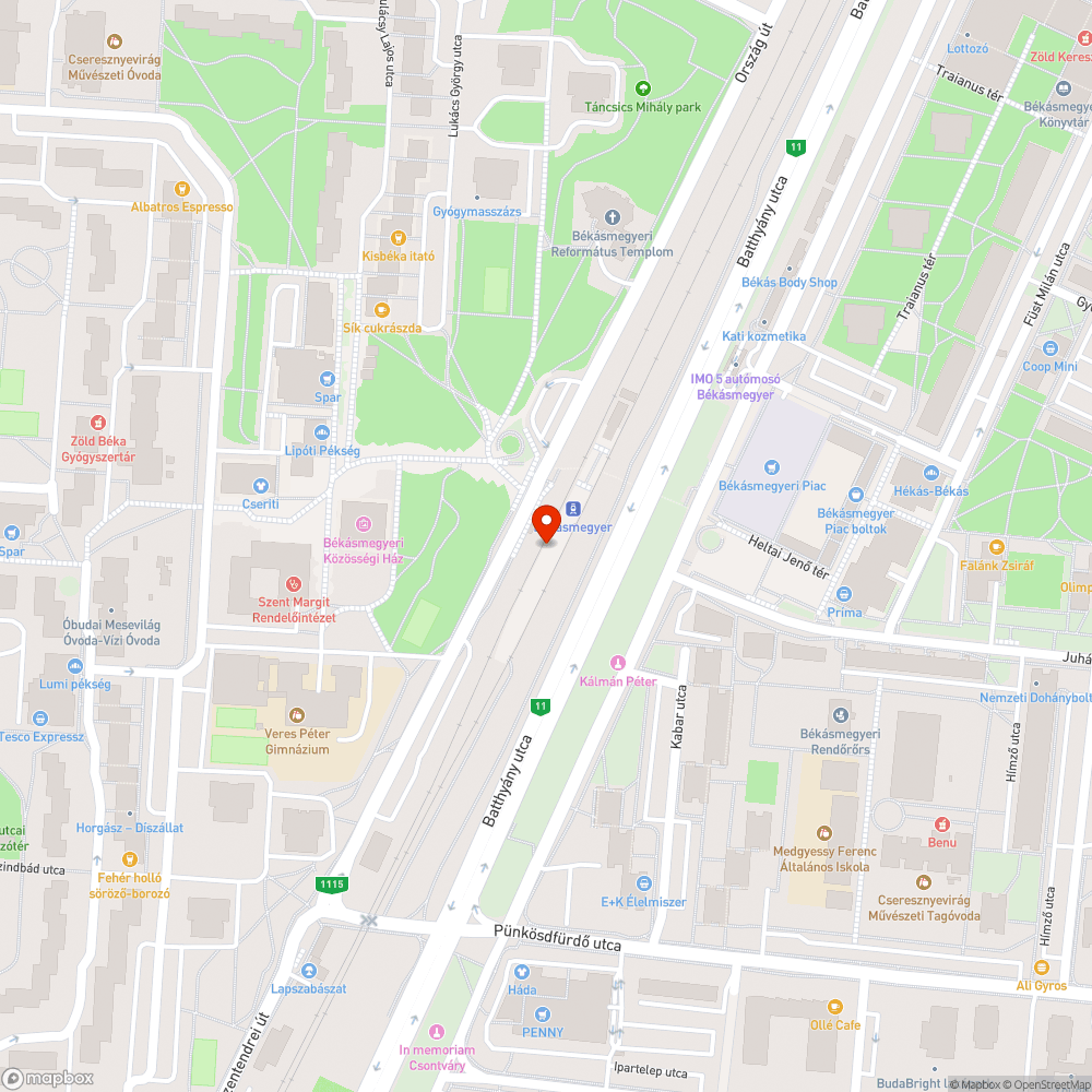 Kiégett neonok bejelentés helye