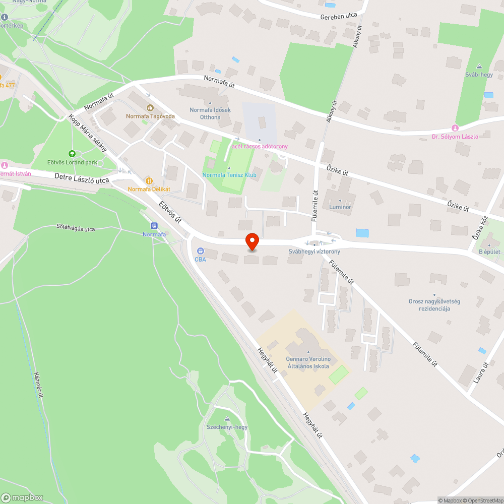 Balesetveszélyes járda buszmegálló közelében bejelentés helye