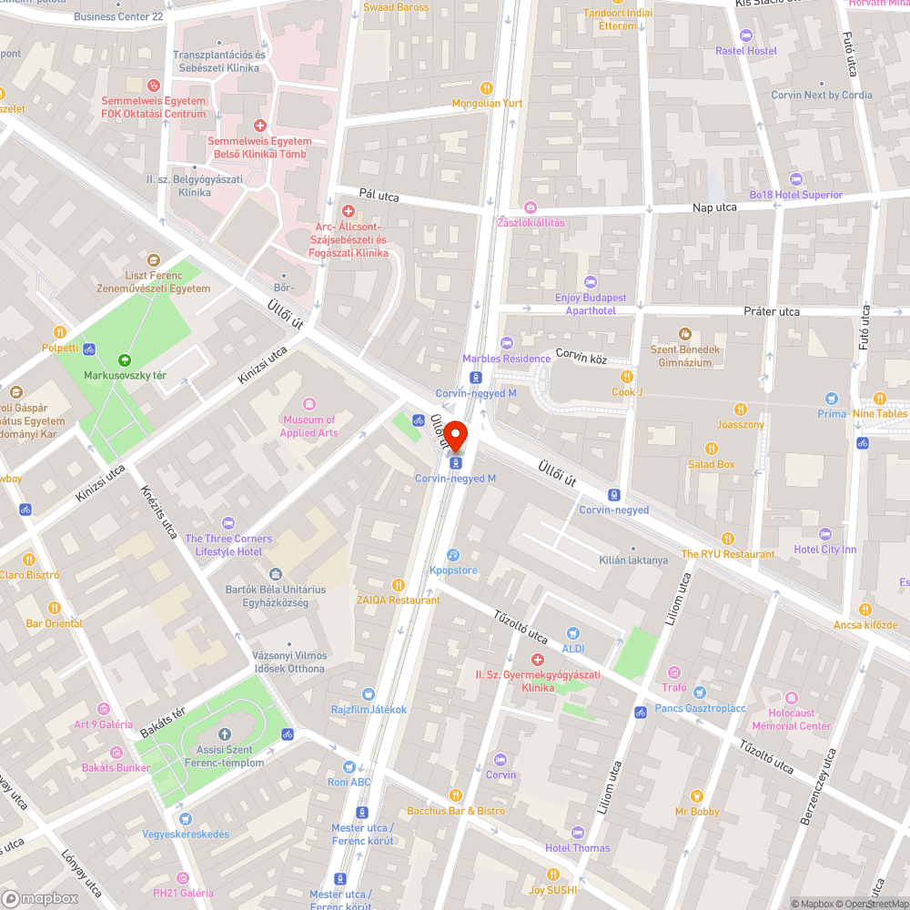 Kiégett lámpa bejelentés helye