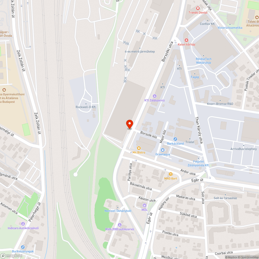 Hiányzó kerékpár Borszéki Olajbogyó bejelentés helye