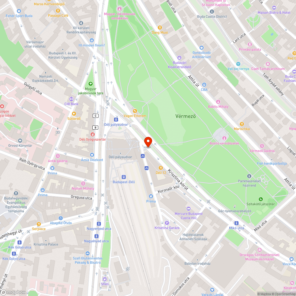 Veszélyes átkelés bejelentés helye