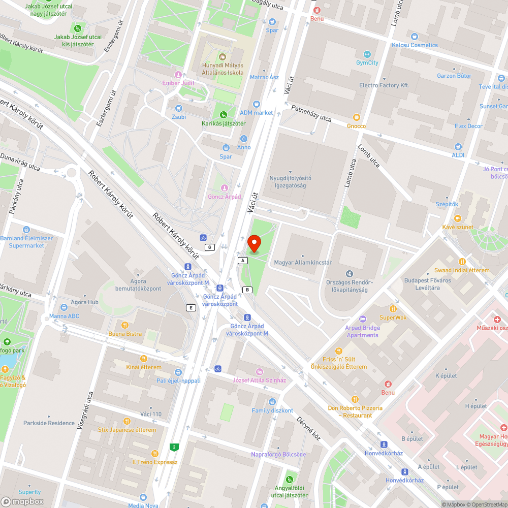 Szemetes Zöldfelület bejelentés helye