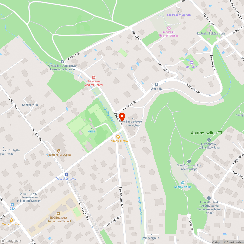 Kettétört bejelentés helye