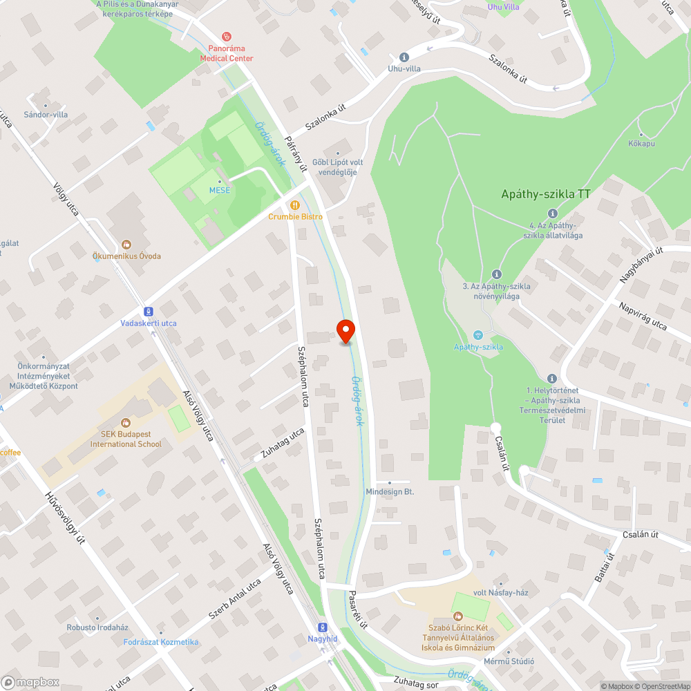 Szemét és hordalék bejelentés helye