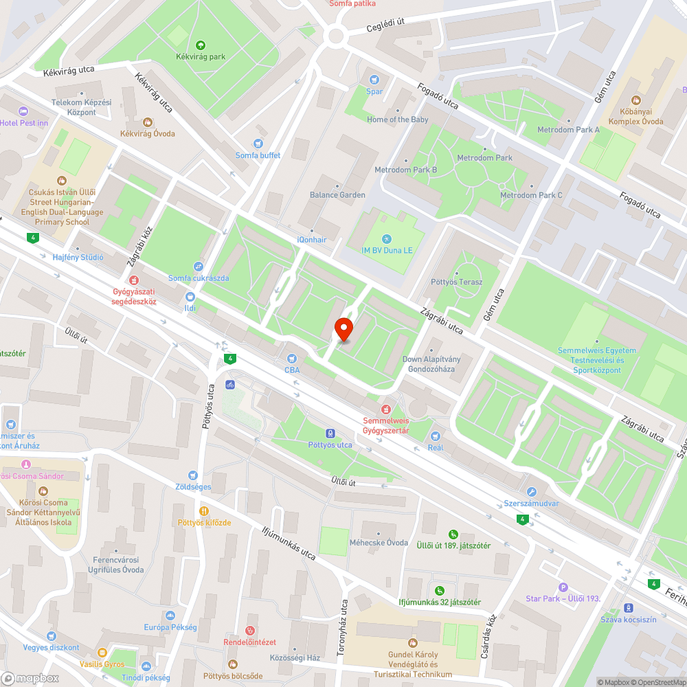 Kidőlt terelőtábla bejelentés helye