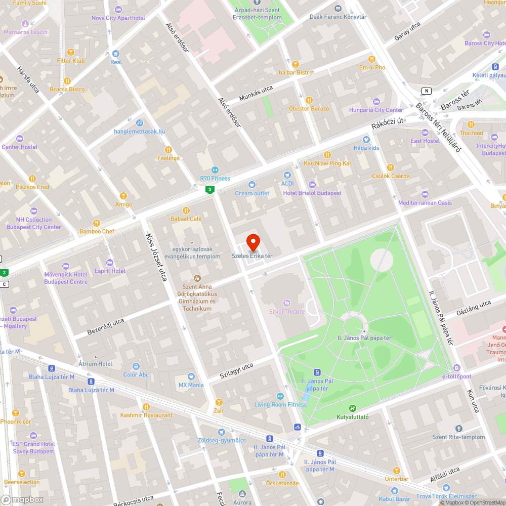 Előadás alatt szabálytalan parkolások bejelentés helye