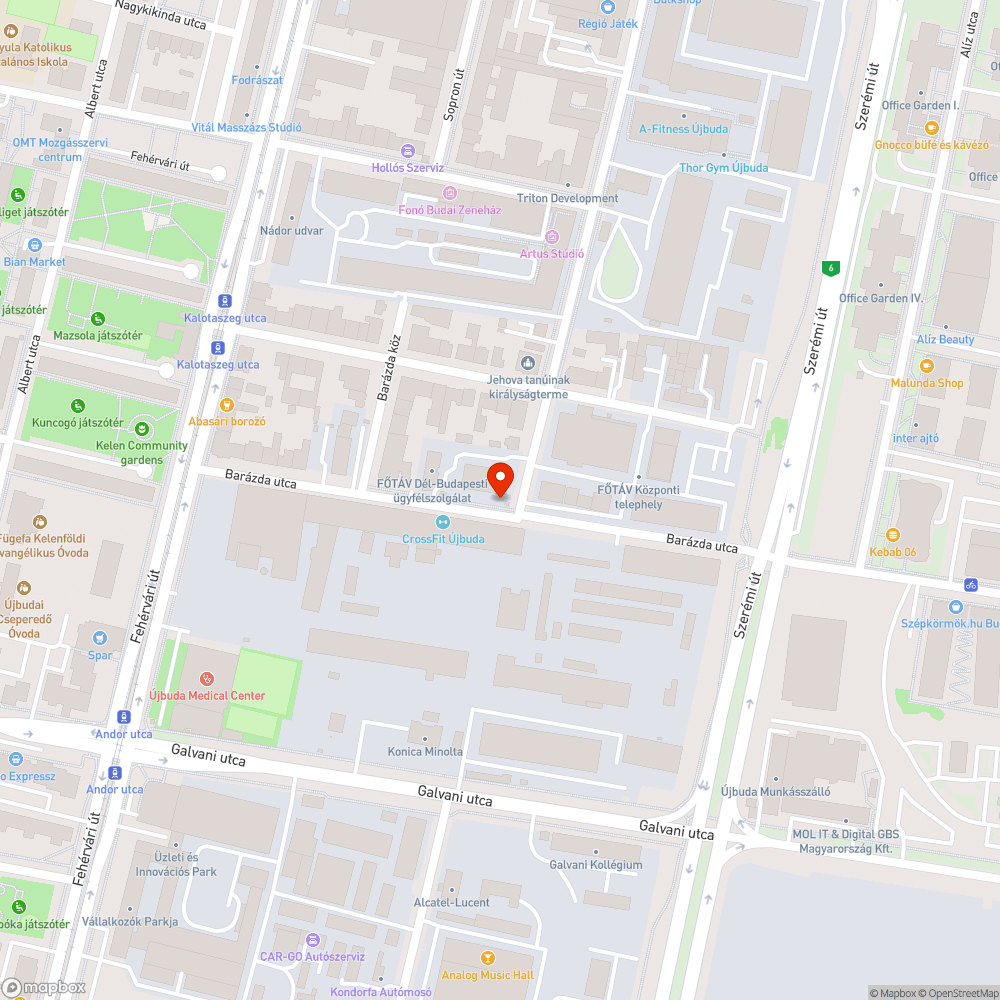 Elhagyott Renault bejelentés helye