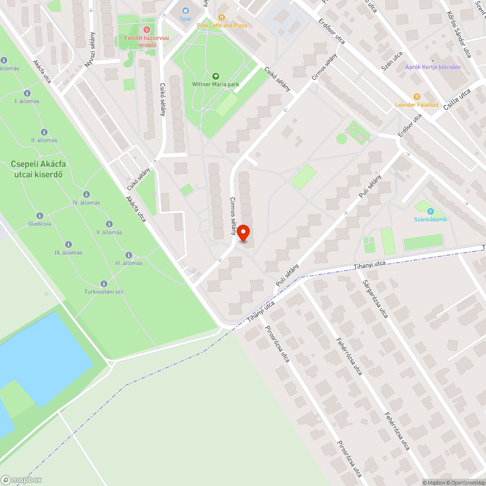 Hiányzó közmű tábla bejelentés helye