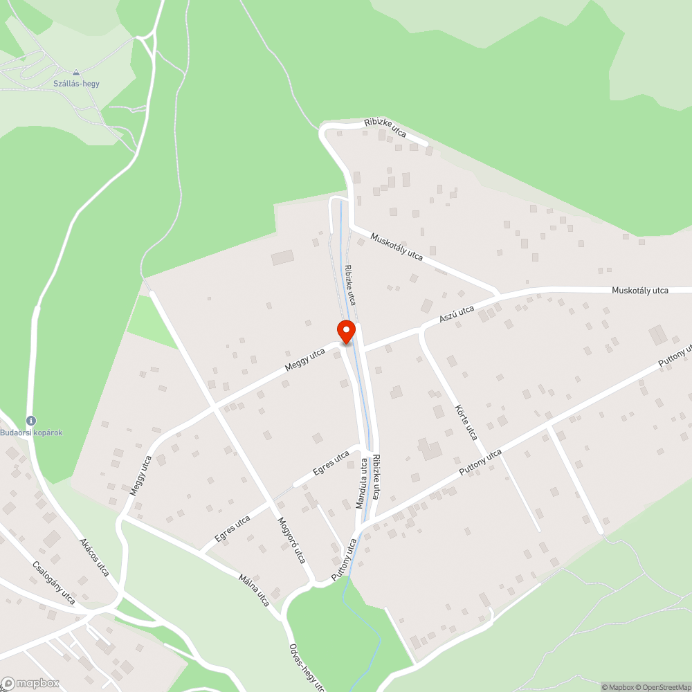 Illegális szemétlerakó bejelentés helye