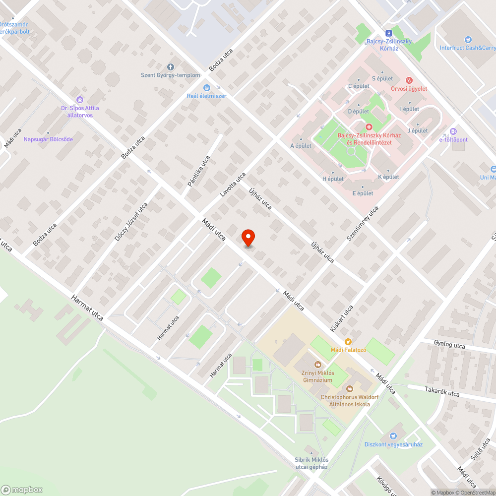 Hiányos fém korlát bejelentés helye