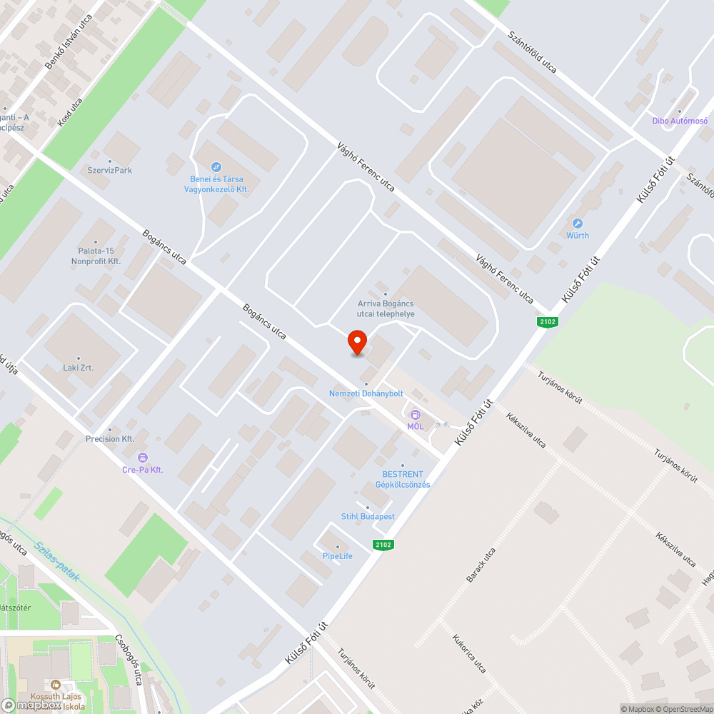 MHU-778 koszfészek bejelentés helye