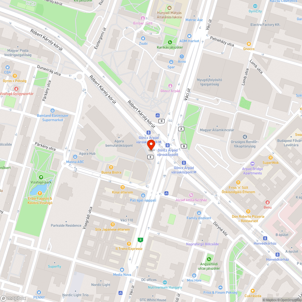 Göncz árpád Városközpont kiírás bejelentés helye