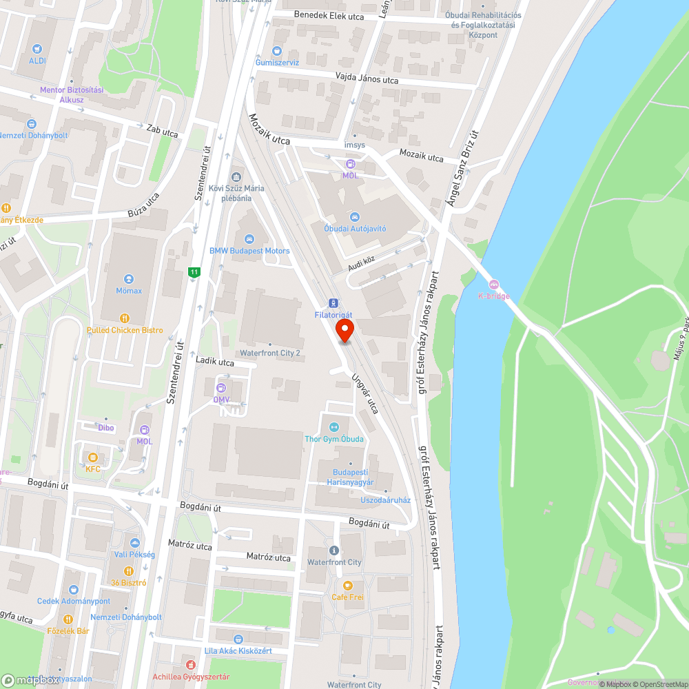 Behajtani tilos tábla a kerékpárúton bejelentés helye