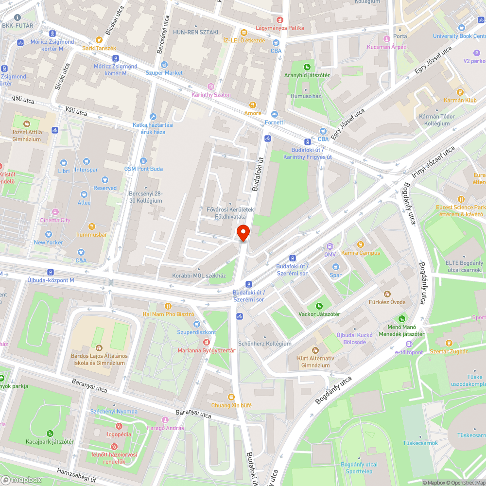 Elhagyott eszközök Budafoki Szerémi bejelentés helye