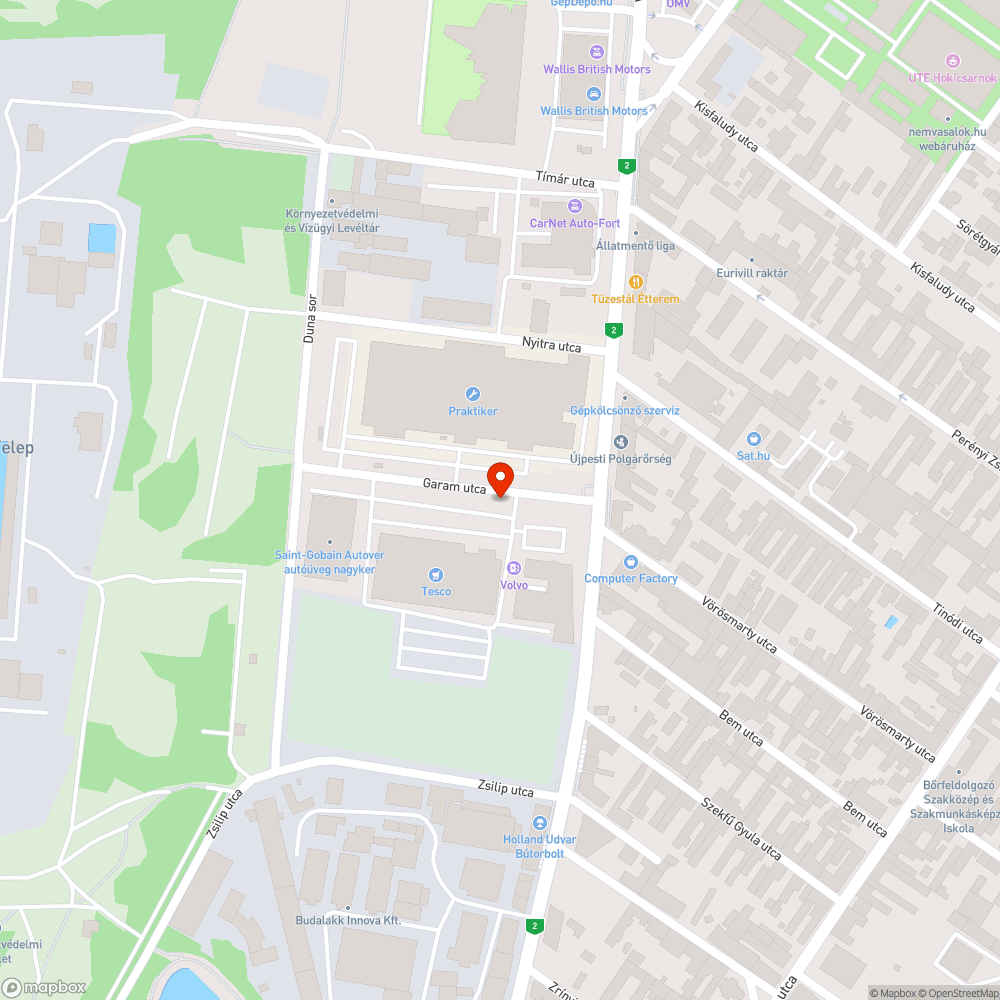 Szemetes parkoló bejelentés helye