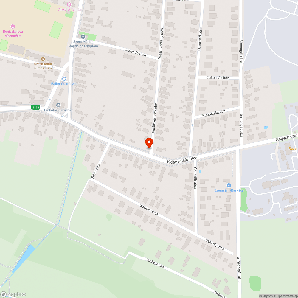 Ferde tábla bejelentés helye