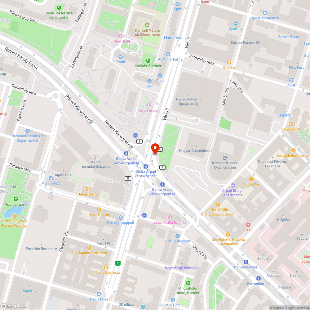 Dohányzás aluljaroban/Göncz Árpád vkp bejelentés helye