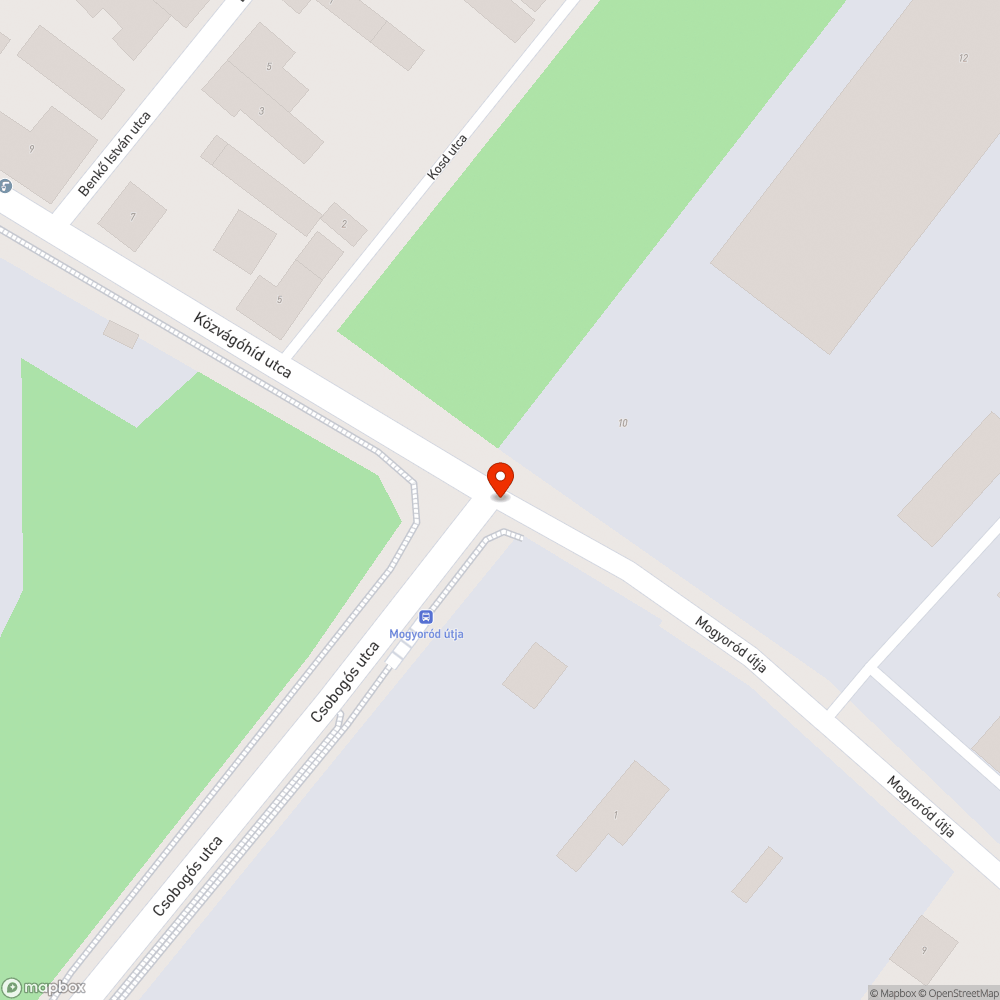 Láthatatlan útbúrkolati jel a Mogyoród útján bejelentés helye
