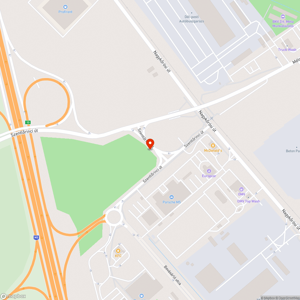 Nagy mennyiségű szemét bejelentés helye