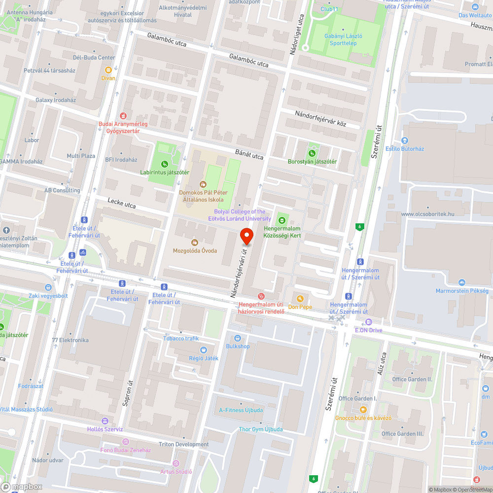 Elhagyott autók bejelentés helye