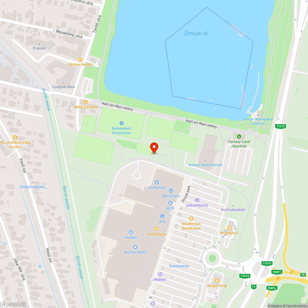 Láthatatlan útburkolati jelek bejelentés helye