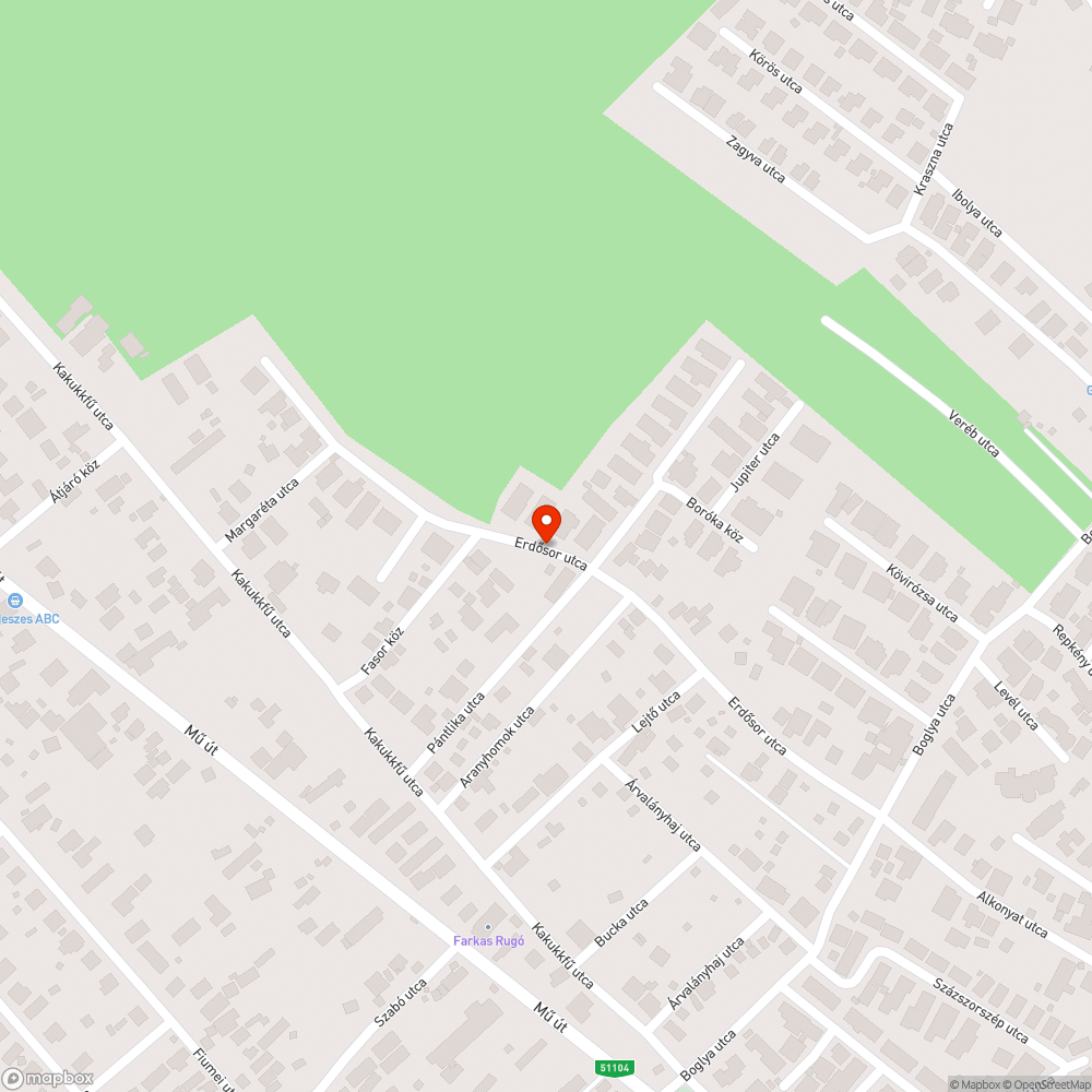 Kátyú az uton bejelentés helye