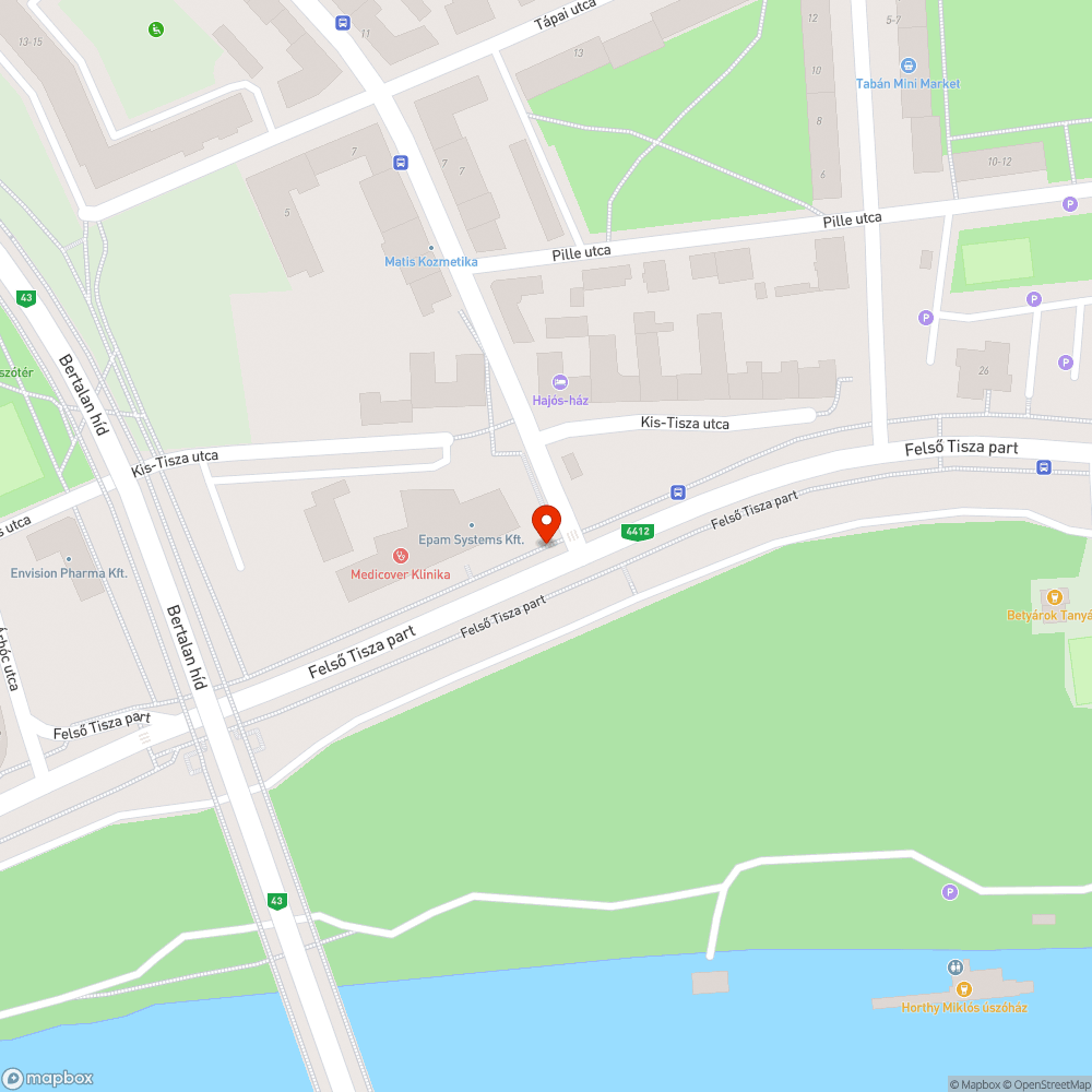 Óriás kátyú a Felső Tisza-parton bejelentés helye