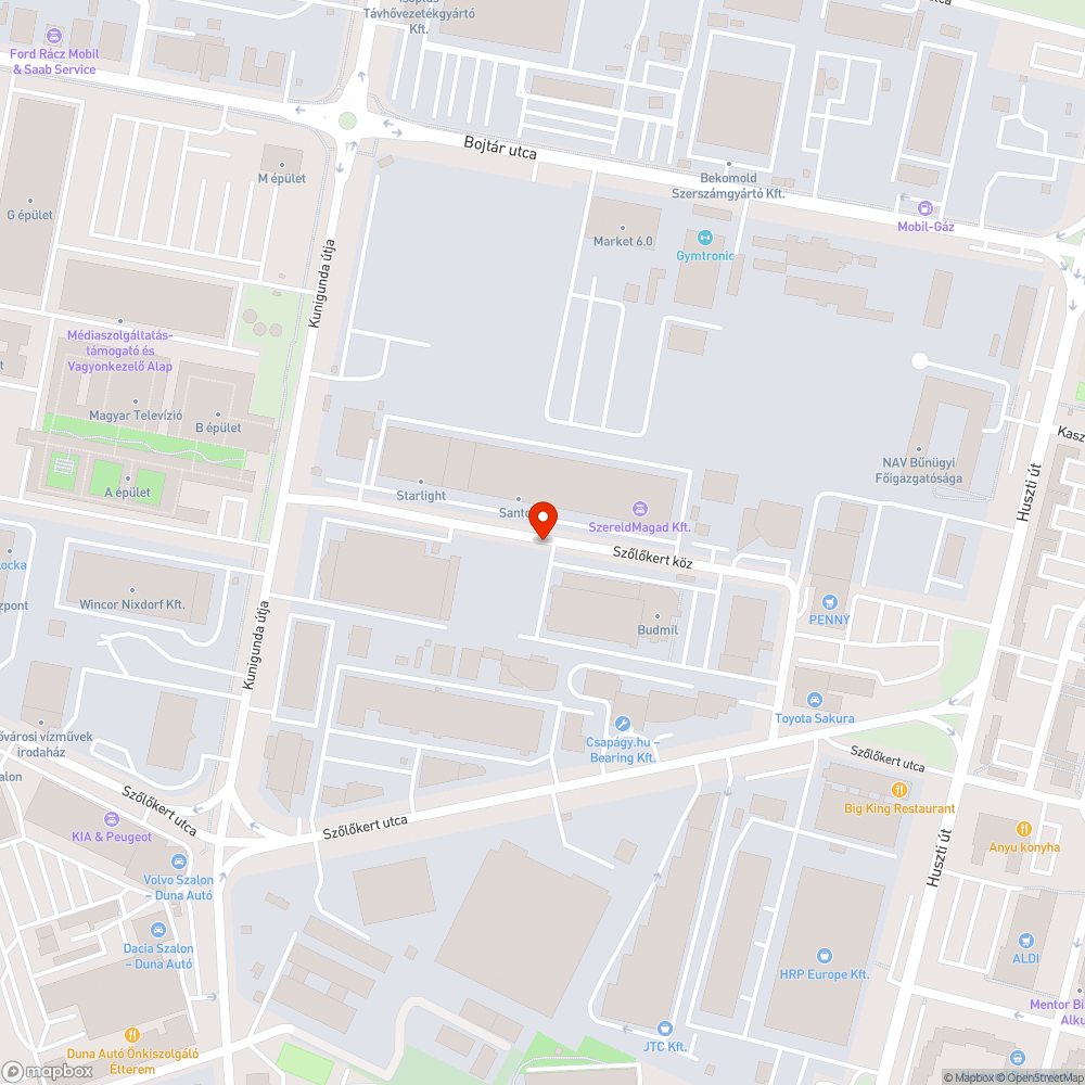 Lejárt műszakis Opel a Szőlőkert közben bejelentés helye