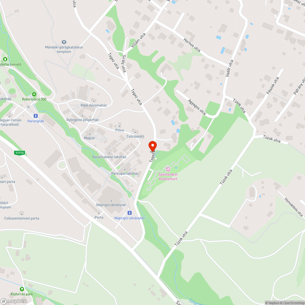 Tegez utcában nem megfelelő a vízelvezetés bejelentés helye