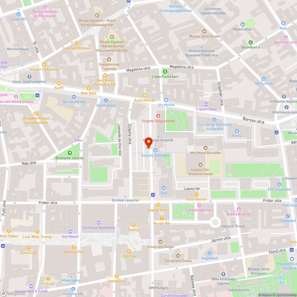 Mozgáskorlátozott parkoló bejelentés helye