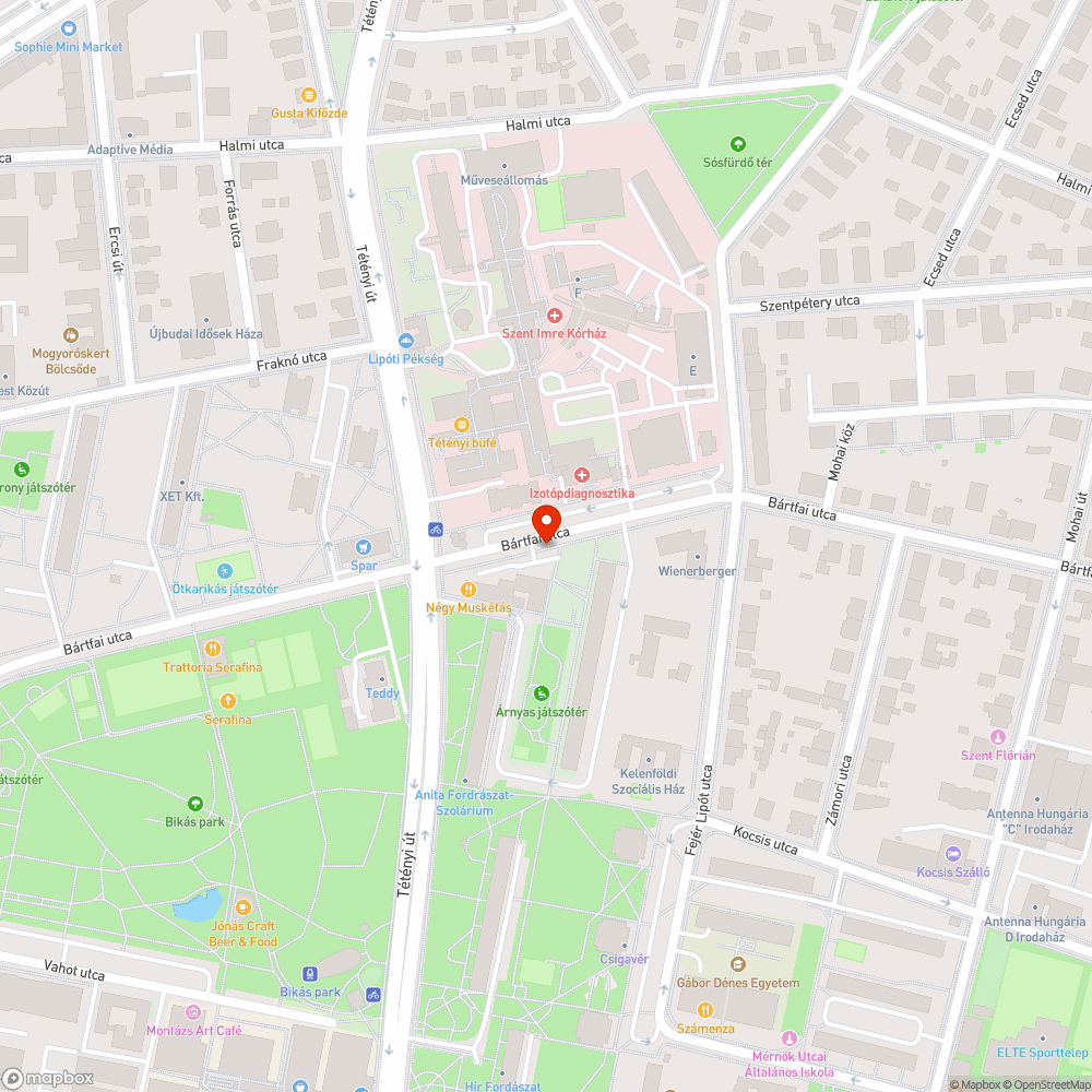 Pocsolya bejelentés helye