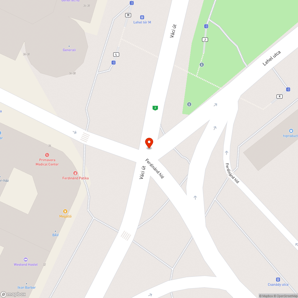 Megállni tilos bejelentés helye