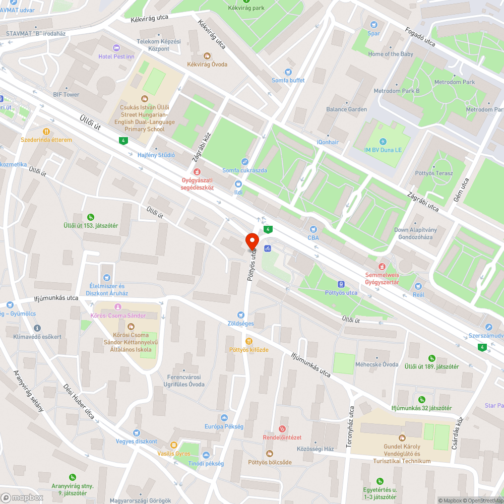 Nyilvános vécé(kagyló) bejelentés helye