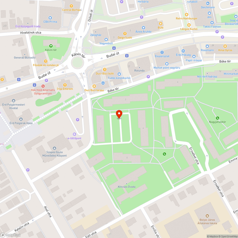 Sáros parkoló bejelentés helye