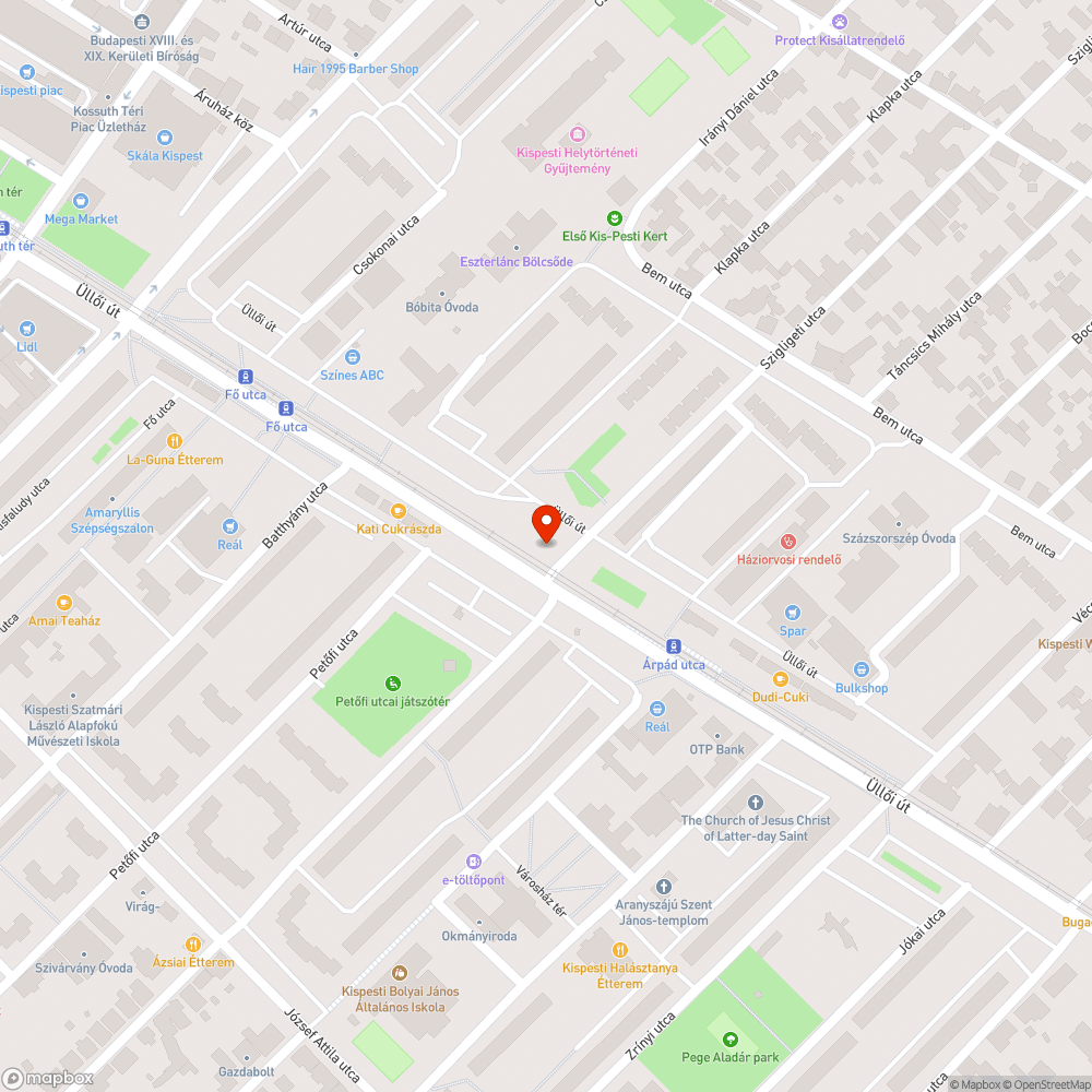 Útminőség bejelentés helye