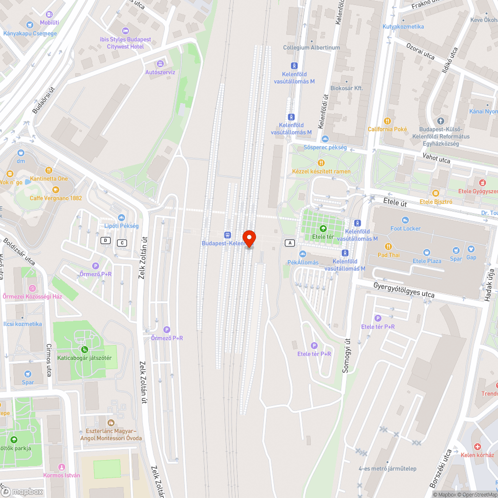 Kosz bejelentés helye