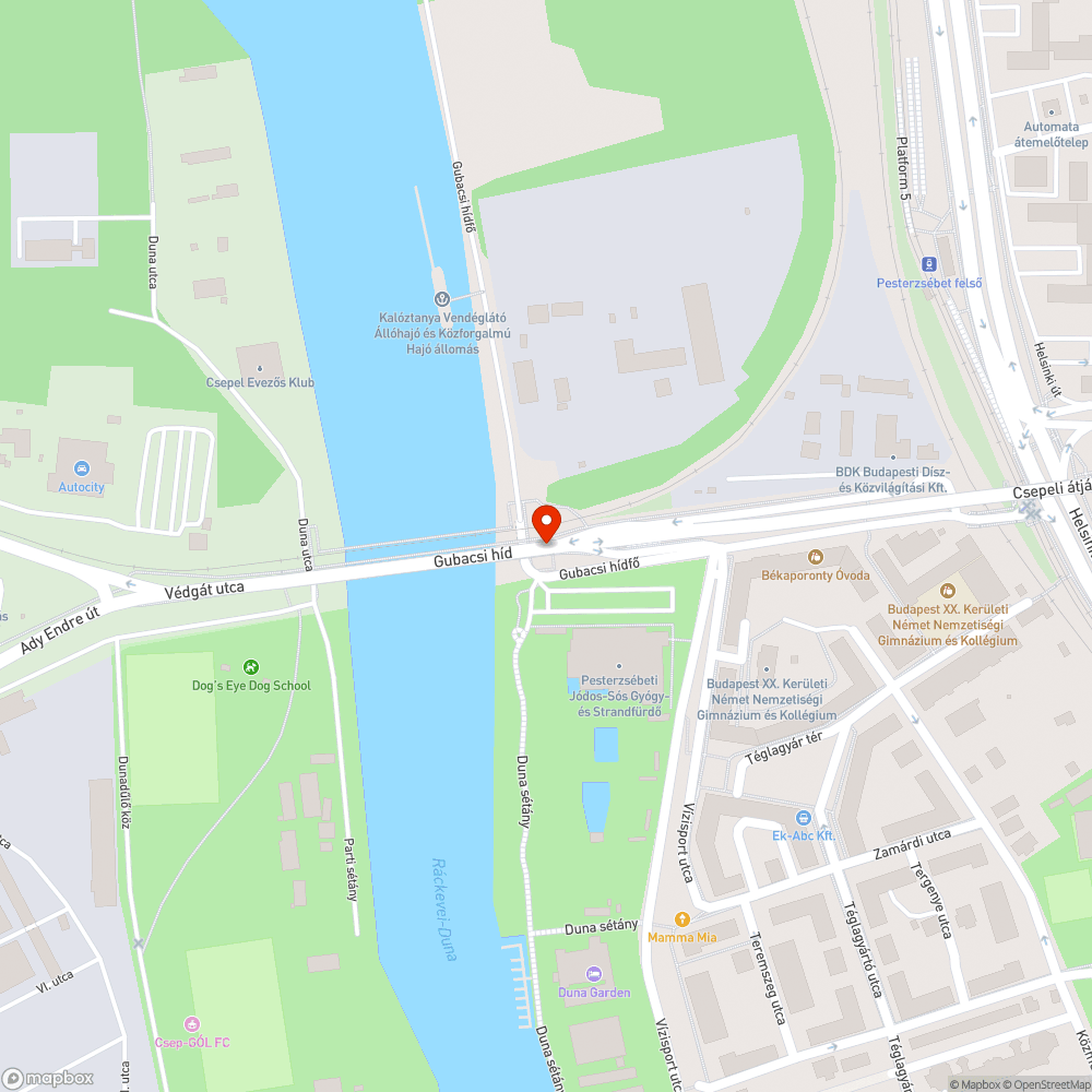 Rozsdamarta korlátsor bejelentés helye