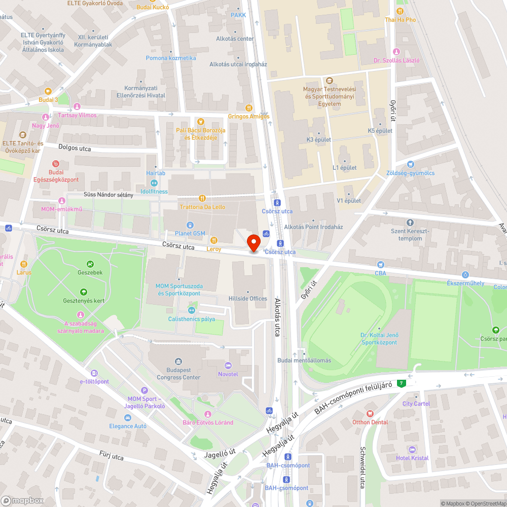 Buszmegállóba parkolás bejelentés helye