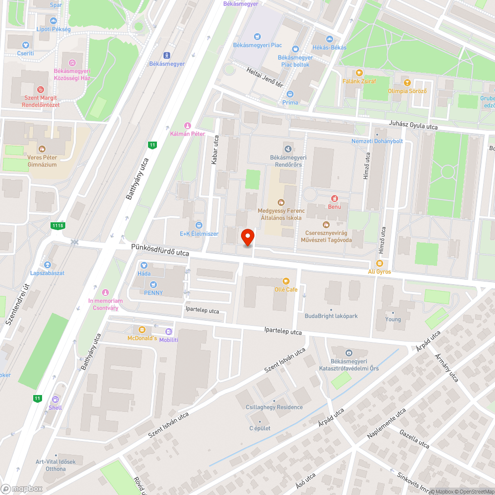 Karácsonyfák bejelentés helye