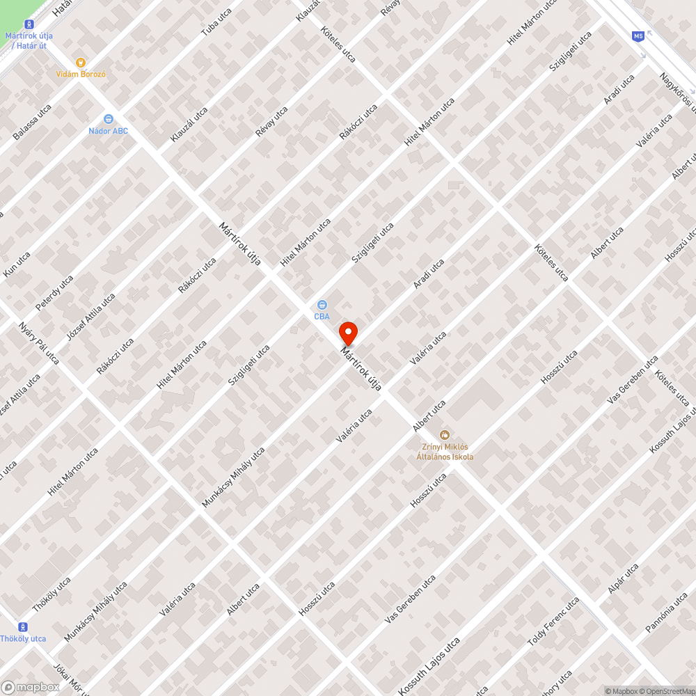 Kidőlt jelzőtábla bejelentés helye